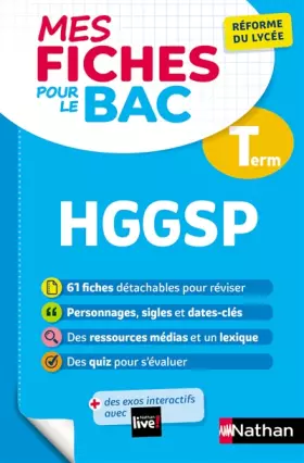 Couverture du produit · Mes Fiches ABC pour le BAC HG Géopolitique et Sciences Politiques Terminale