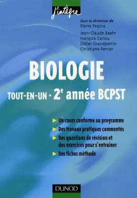 Couverture du produit · Biologie tout-en-un : 2e année BCPST