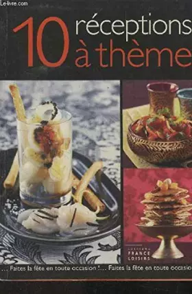 Couverture du produit · 10 receptions à théme