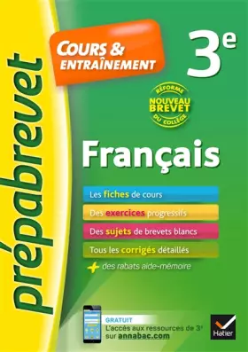 Couverture du produit · Français 3e Nouveau brevet