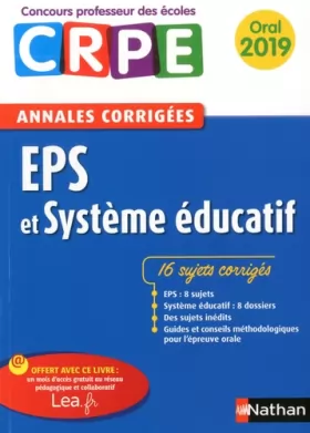 Couverture du produit · Annales EPS & Système éducatif - Oral 2019