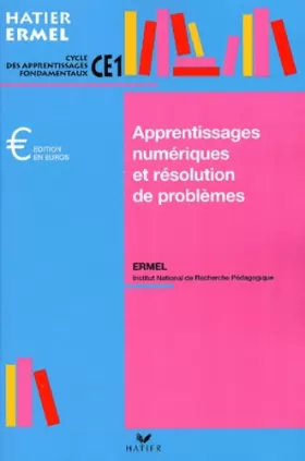 Couverture du produit · Apprentissages numériques au CE1, édition 2001