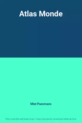 Couverture du produit · Atlas Monde