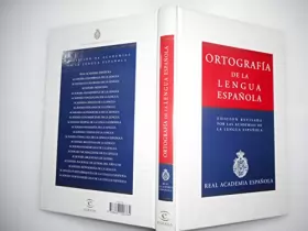Couverture du produit · Ortografía de la lengua española [ Livre importé d´Espagne ]