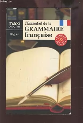 Couverture du produit · L'essentiel de la grammaire française