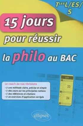 Couverture du produit · 15 jours pour réussir la philo au bac
