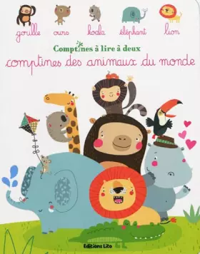 Couverture du produit · Comptines à lire à deux : Comptines des Animaux du Monde - Dès 2 ans