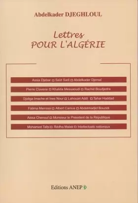 Couverture du produit · Lettres pour l'Algérie