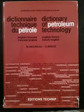 Couverture du produit · Dictionnaire du pétrole