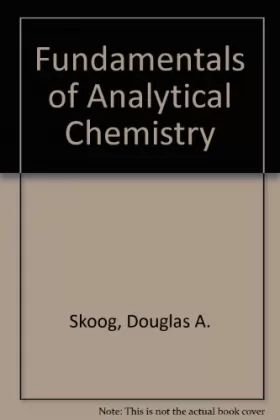 Couverture du produit · Fundamentals of Analytical Chemistry