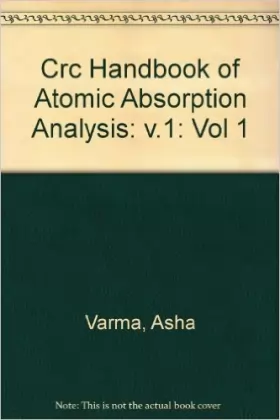 Couverture du produit · CRC Handbook of Atomic Absorption Analysis