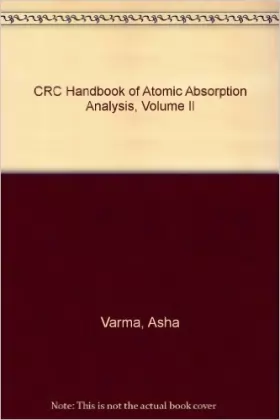 Couverture du produit · CRC Handbook of Atomic Absorption Analysis