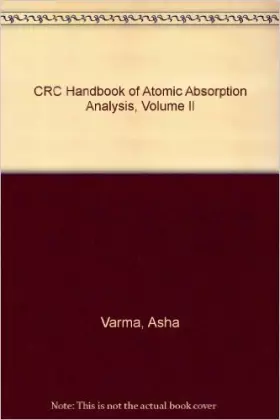 Couverture du produit · CRC Handbook of Atomic Absorption Analysis