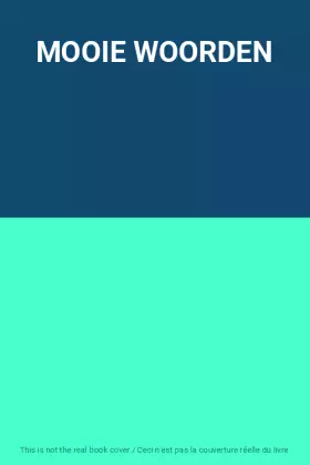 Couverture du produit · MOOIE WOORDEN
