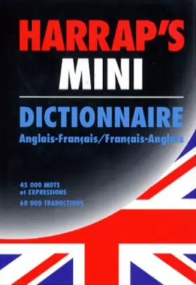 Couverture du produit · Harrap's mini : dictionnaire anglais-français/français-anglais