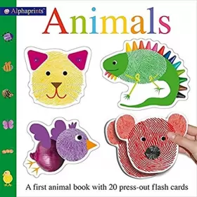 Couverture du produit · Alphaprint Animals Flashcard Book