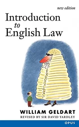 Couverture du produit · Introduction to English Law