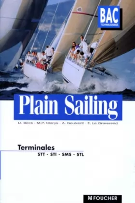 Couverture du produit · Plain sailing anglais, Terminale STT (Ouvrage)
