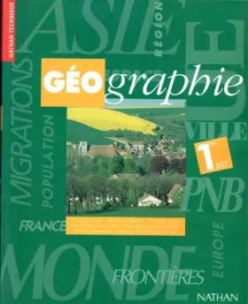 Couverture du produit · Géographie, 1re STT