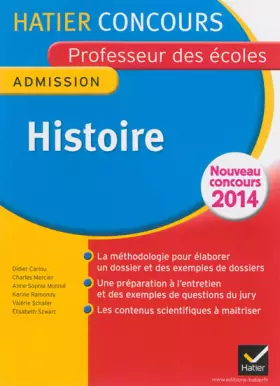 Couverture du produit · Histoire - Epreuve orale d'admission