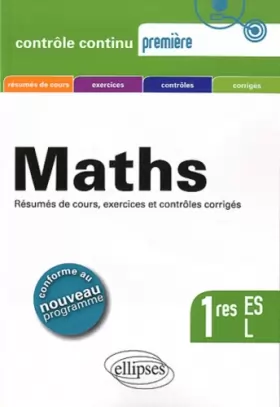 Couverture du produit · Maths Premières ES & L Conforme au Programme 2011
