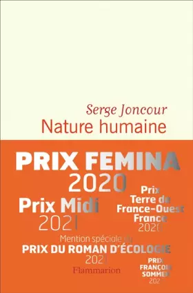 Couverture du produit · Nature humaine - Prix Femina 2020