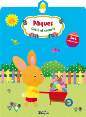 Couverture du produit · Les petiots : coller et colorier Pâques