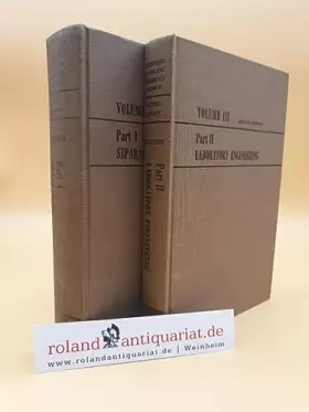 Couverture du produit · Technique of Organic Chemistry Volume III Parts 1 (separation and purification) & Part 2 (laboratory engineering)