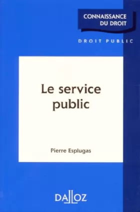Couverture du produit · Le Service public