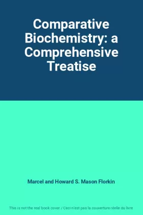 Couverture du produit · Comparative Biochemistry: a Comprehensive Treatise