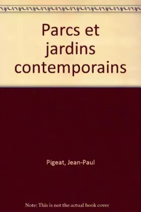 Couverture du produit · Parcs et jardins contemporains