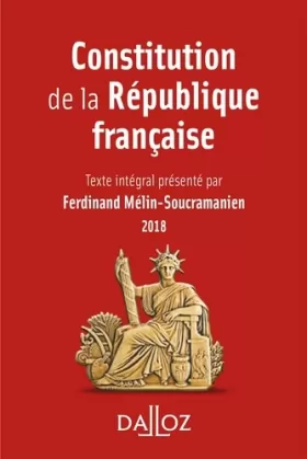 Couverture du produit · Constitution de la République française