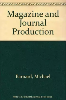 Couverture du produit · Magazine and Journal Production