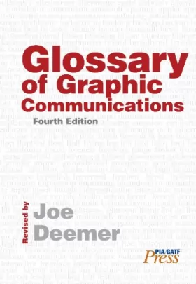 Couverture du produit · Glossary of Graphic Communications