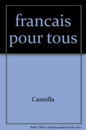 Couverture du produit · Le français pour tous, 1991
