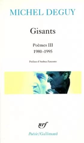 Couverture du produit · Gisants. Poèmes III 1980-1995