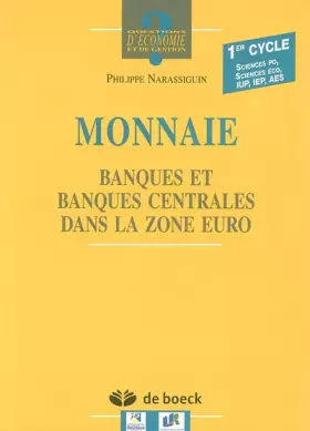 Couverture du produit · Monnaie : Banques et banques centrales dans la zone euro