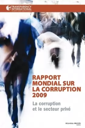 Couverture du produit · Rapport mondial sur la corruption 2009: Transparency International