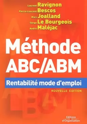 Couverture du produit · Méthode ABC/ABM : Rentabilité mode d'emploi