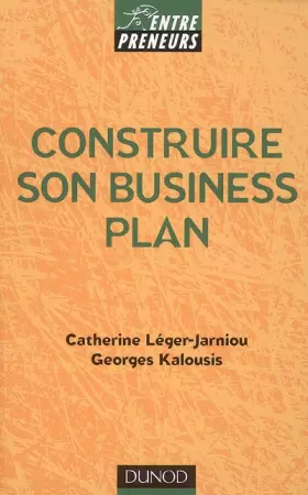 Couverture du produit · Construire son Business Plan