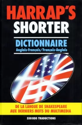 Couverture du produit · Harraps Shorter Dictionnaire Anglais Fra