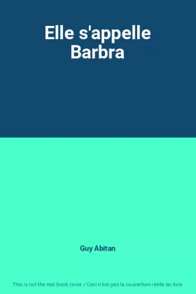 Couverture du produit · Elle s'appelle Barbra