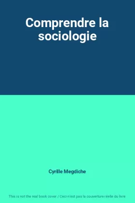 Couverture du produit · Comprendre la sociologie