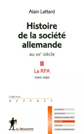 Couverture du produit · Histoire de la société allemande au XXe siècle