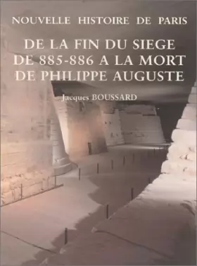 Couverture du produit · Nouvelle histoire de Paris : De la fin du siège de 885-886 a la mort de Philippe Auguste