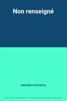 Couverture du produit · Non renseigné