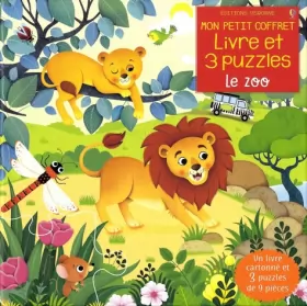 Couverture du produit · Mon petit coffret Livre et puzzles - Le zoo