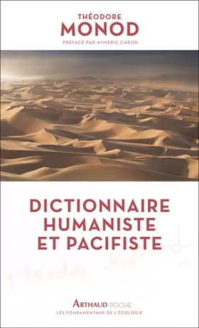 Couverture du produit · Dictionnaire humaniste et pacifiste