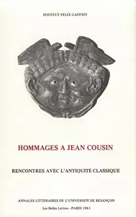 Couverture du produit · Hommages à Jean Cousin: Rencontres avec l'antiquité classique
