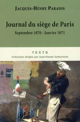 Couverture du produit · Journal du siège de Paris